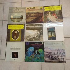 Lotto 9 Dischi Vinile LP - Mozart – Musica Classica Vintage