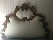 testiera letto matrimoniale legno Antica