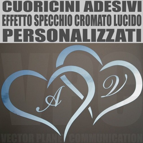 Adesivo cromato effetto - adesivo,