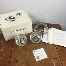 Altoparlanti Vintage Apple Imac Pro Trasparente Acrilico G4 Computer PC Mac Retro Hardware