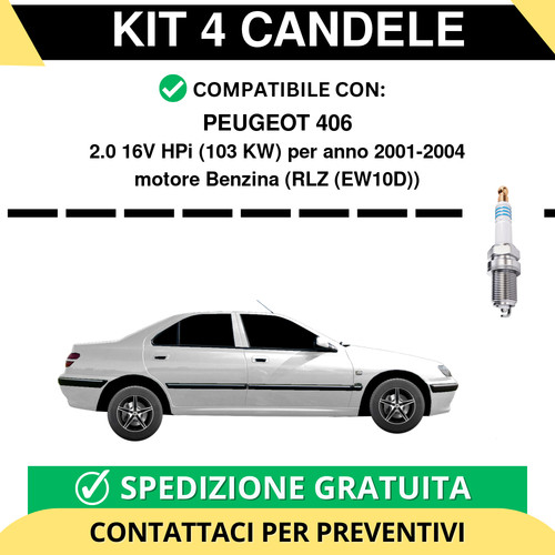 Kit candele per - candele, peugeot