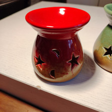 Bruciatore olio rosso ceramica