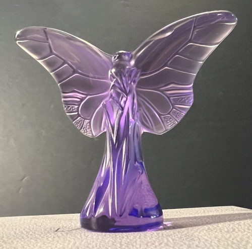Lalique purple butterfly with - purple,