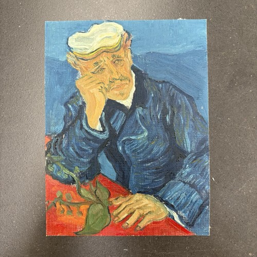 Dipinto olio vintage van - olio, gogh