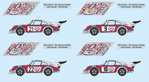 Decals porsche 911 carrera rsr - decals,