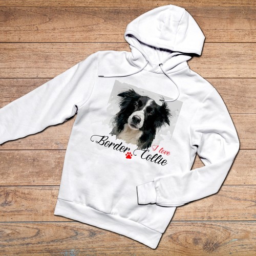Felpa hoodie unisex moda cane - moda,
