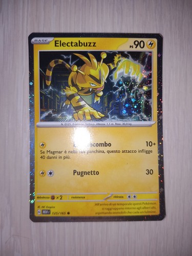 Carte pokemon electabuzz - carte,