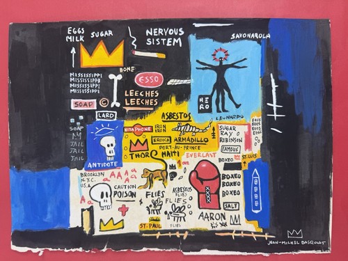 Jean michel basquiat quadro - jean-michel,