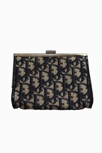Dior trotter canvas clutch - clutch,