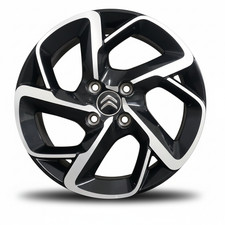 4 cerchi lega citroen c3 c4 aircross suv r16 nero lucido diamantato lt005922