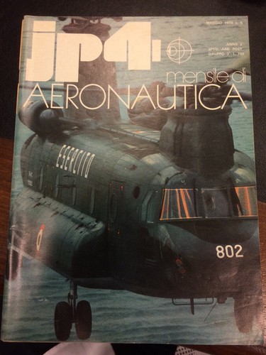 Rivista aeronautica jp4 1974 - rivista,