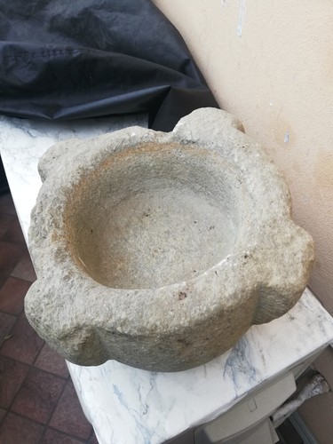 Antico mortaio pietra del - mortaio,
