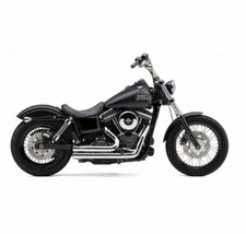 SET MARMITTE COMPLETE COBRA CROMATE PER HARLEY DAVIDSON DYNA 2012 2017 SCARICO