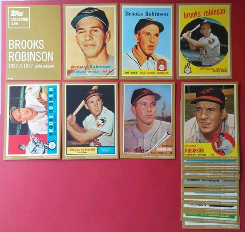 Topps cardboard icon brooks - cardboard,