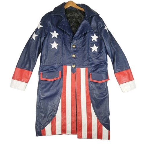 Giacca cappotto lungo ecopelle