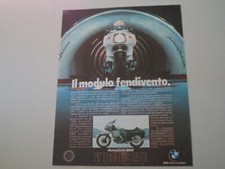 advertising Pubblicità 1977 MOTO BMW R100 R 100 RS