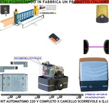 CANCELLO ELETTRICO SCORREVOLE