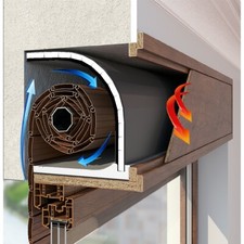 Isolante Cassonetto Avvolgibili Tapparelle Fai da Te  Kit 1 mt Spifferi Aria