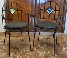 Poltroncine da Giardino in Ferro battuto