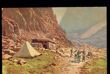 TIMAU (Udine). CARNIA. Passo di MONTE CROCE. Ill. GHEDUZZI G. Non Vg. anni '900.