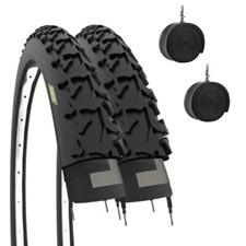 2 COPERTONI 26 X 1.90 + CAMERE GOMME BICI 26" MTB MOUNTAIN BIKE ADULTO UNISEX