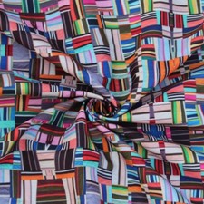 Patchwork Tessuto Tela Stampa