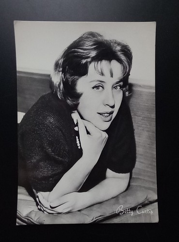 Foto cartolina betty curtis - cartolina,
