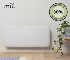 Termoconvettore Elettrico a Parete in Acciaio Mill Steel WIFI - da 400W a 2000W