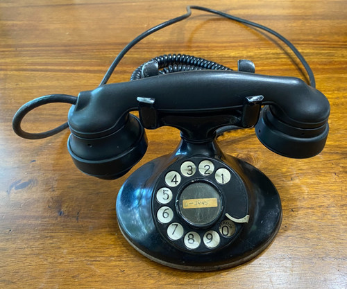 Antico telefono scrivania - antico,