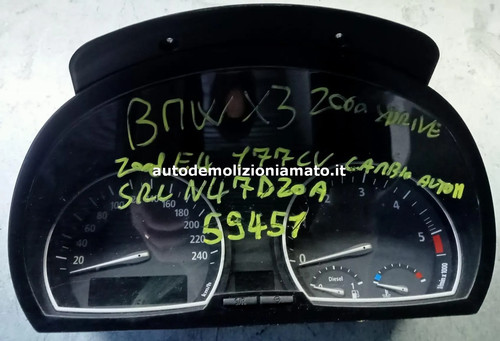Quadro strumenti completo bmw - strumenti,