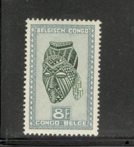 Congo belga maschera 252 - belga,