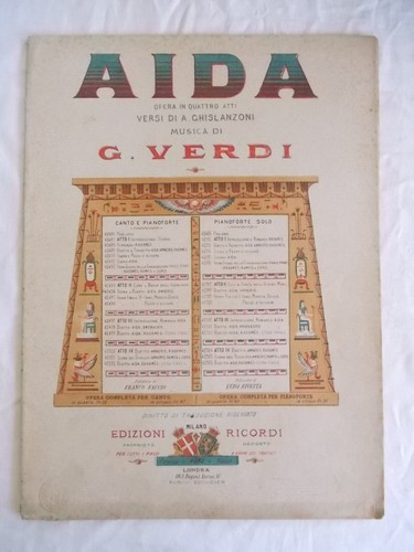 Aida opera atti duetto - opera,