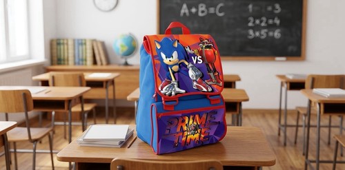 Zaino sonic scuola elementare - scuola,
