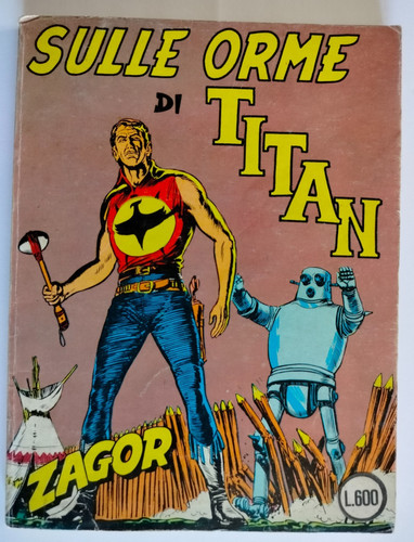 Zagor scritta rossa sulle - scritta,