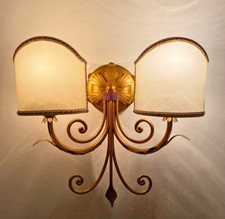 APPLIQUE ORO ANTICO LAMPADA DA