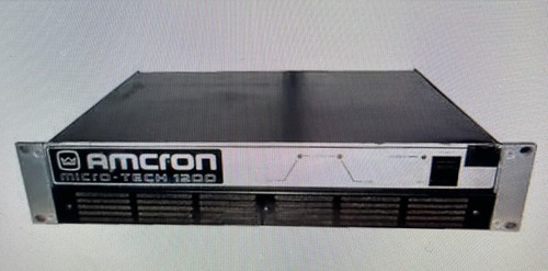 Amcron microtech 1200 - amcron, ampli