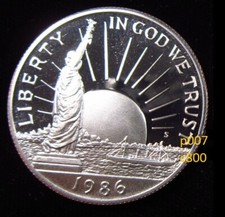 US $1/2 Dollar 1986 S Gem