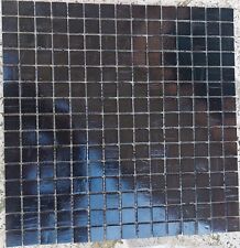 PIASTRELLE MOSAICO VETRO NERO BISAZZA tessere 2x2 su rete
