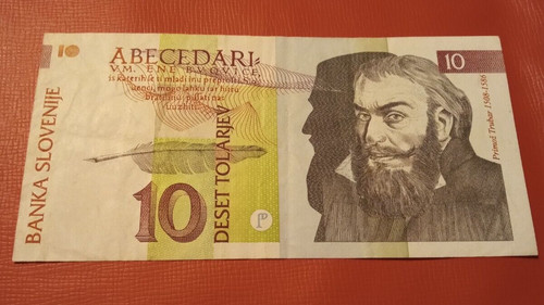 Slovenia banconota deset - slovenia, 10