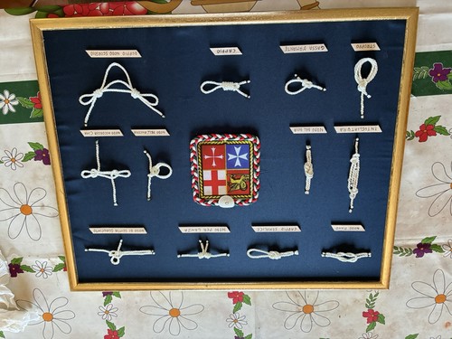 Quadro con nodi marina - con,