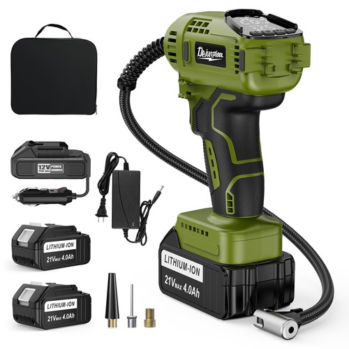 Cordless tire inflator - cordless, air