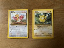 Lotto Carte Pokémon Jungle 62/64 Spearow 60/64 Pikachu