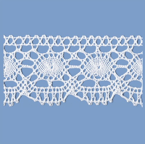 Merletto cotone ecru 10 - merletto,