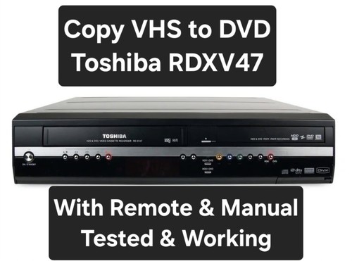 Toshiba rdxv47 vhs - toshiba,