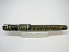 PARKER *VACUMATIC* FOUNTAIN PEN-VERSIONE LOCKDOWN-30's-CELLULOIDE VERDE STRIATA