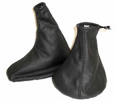 Opel Corsa B S93 (Bj. 1993-2002) GSI SPORT VIVA CUFFIA CAMBIO FRENO PELLE NERA