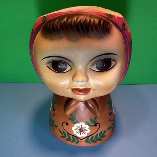 Vaso testa ragazza russa - russa, ~