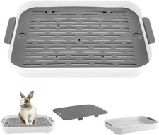 Lettiera per Coniglio, Lettiera per Animali Vasino, Cassetta per Lettiera per Co