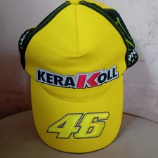 Cappello giallo ricamo VR/46 ufficiale abbigliamento racing MONSTER ENERGY KERAKOLL
