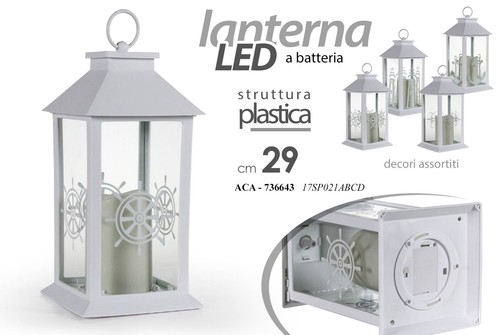 Lanterna plastica con - lanterna,